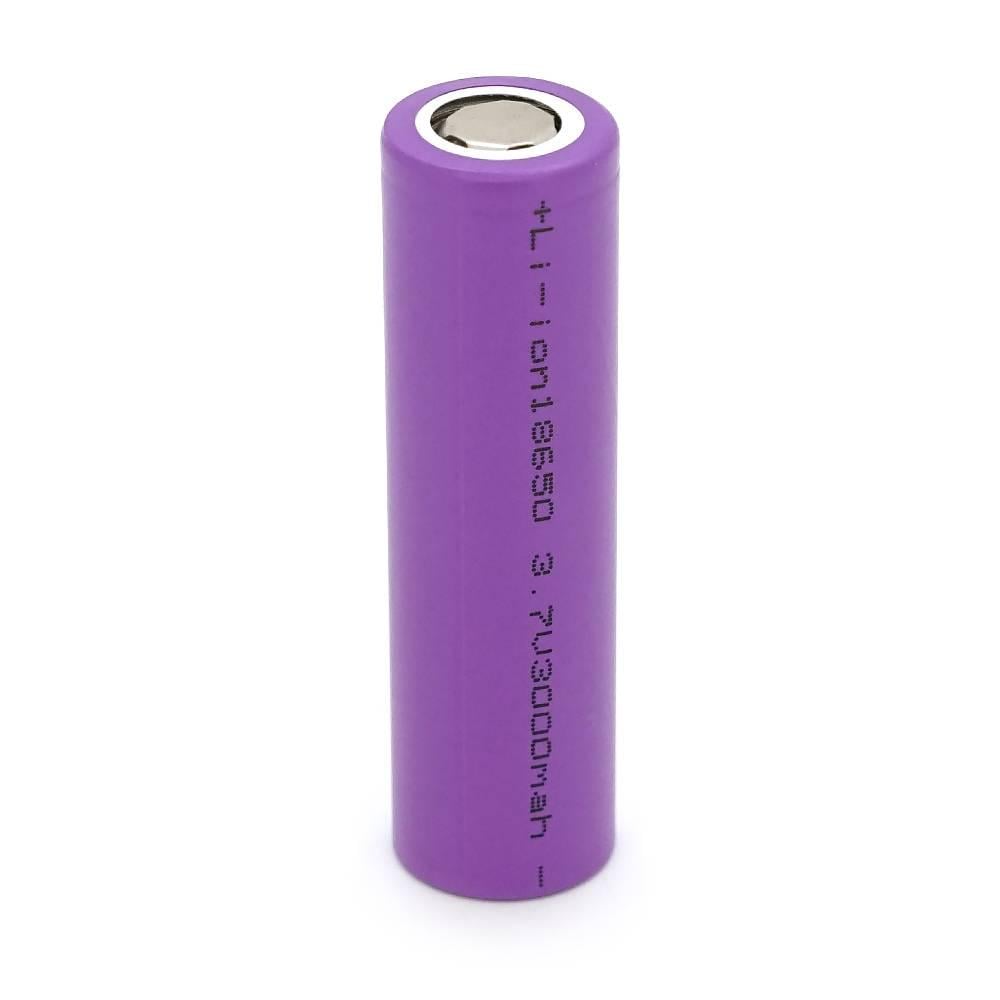 Акумулятор Li-ion 18650 3000mAh 3,7V 2 шт. в упаковці Purple (27334)