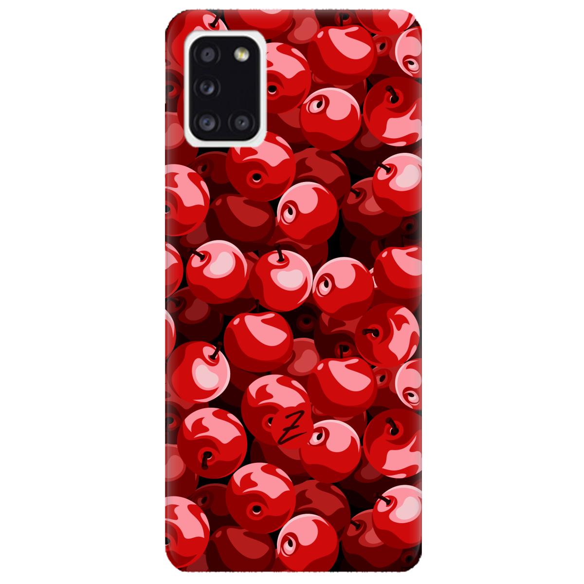 Силиконовый чехол Zorrov для Samsung Galaxy A31 - Cherry (14110040165088848)