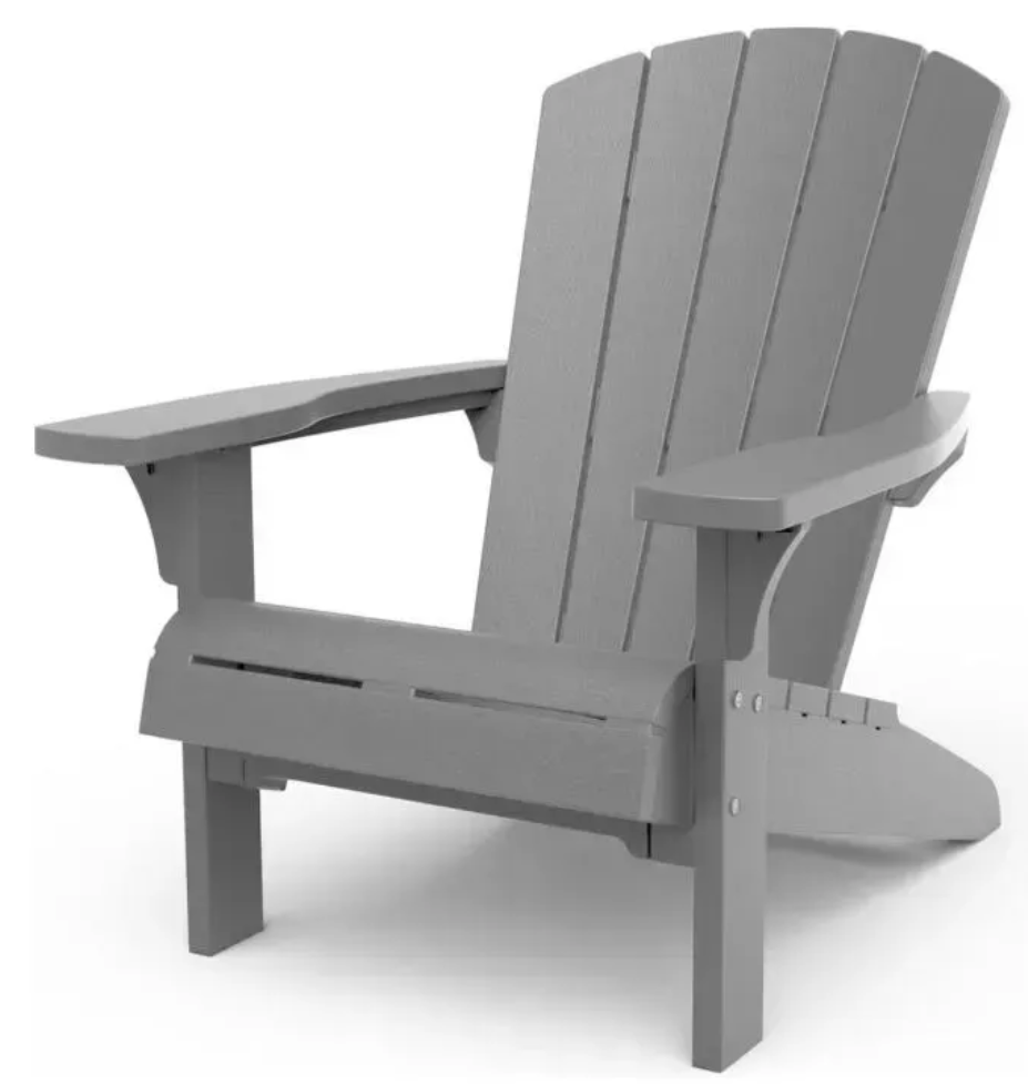 Кресло садовое Keter Troy Adirondack Серый (250926)
