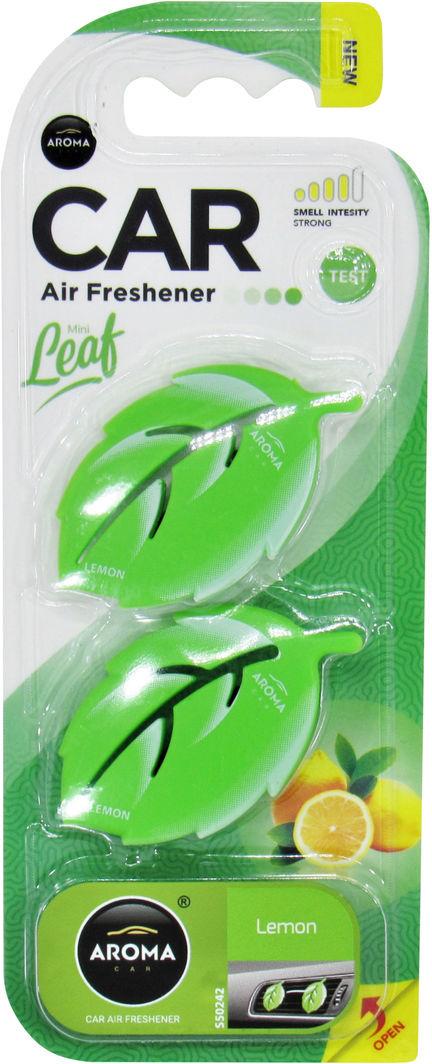 Ароматизатор для авто Aroma Car Leaf 3d Mini Lemon на дефлектор (83134) Ароматизатор для авто Aroma Car Leaf 3d Mini Lemon на дефлектор (83134)