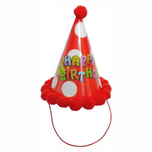 Колпачек на голову Happy Birthday SETA Decor 18-345RD