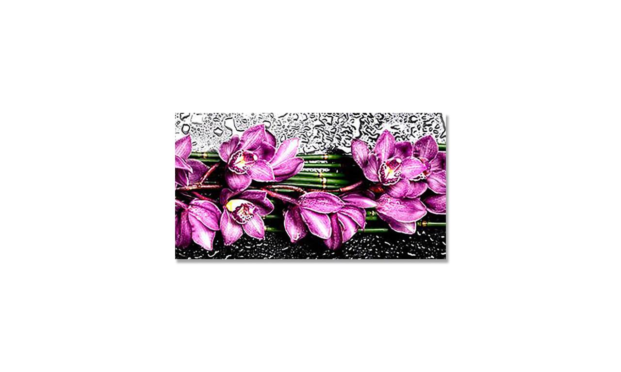 Наклейка виниловая на стол Zatarga Фиолетовые Орхидеи 650х1200 мм (1267839474)