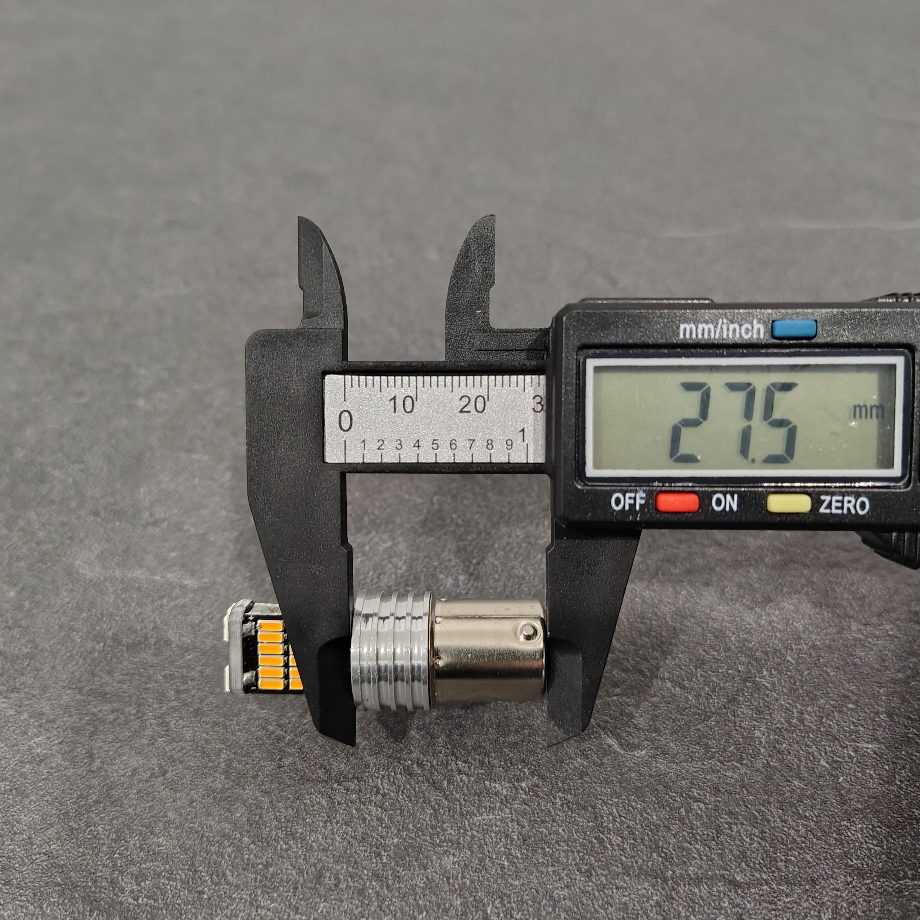 Автолампа BAU15s 1156 PY21W 45SMD 4014 12V 24V LED Желтый (573STORE3) - фото 5