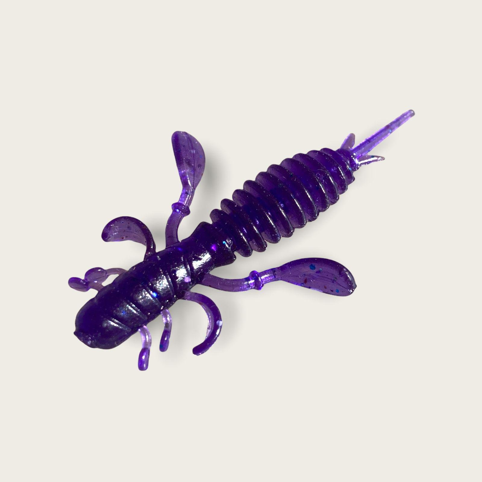 Приманки Big Baits Bouncy речная серия 2,0" 8 шт. # 109 Dark Violet (2204109)