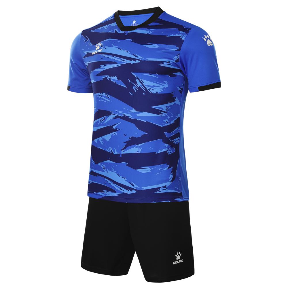 Комплект футбольной формы Kelme Storm к/р 2XL Синий