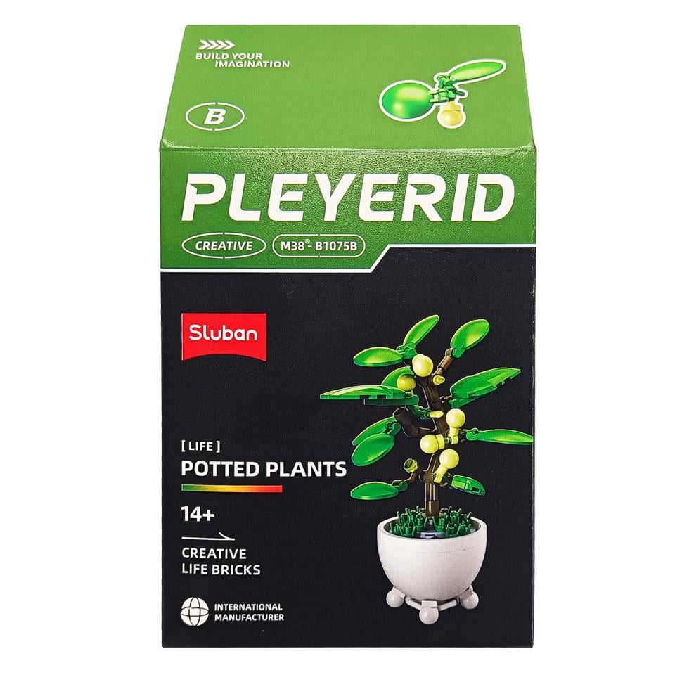 Конструктор дитячий Sluban Квіти у горщику Potted Plants M38-B1075B (RLT50857)