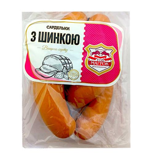 Сардельки Магрок З шинкою в/с н/о Газ 1 кг