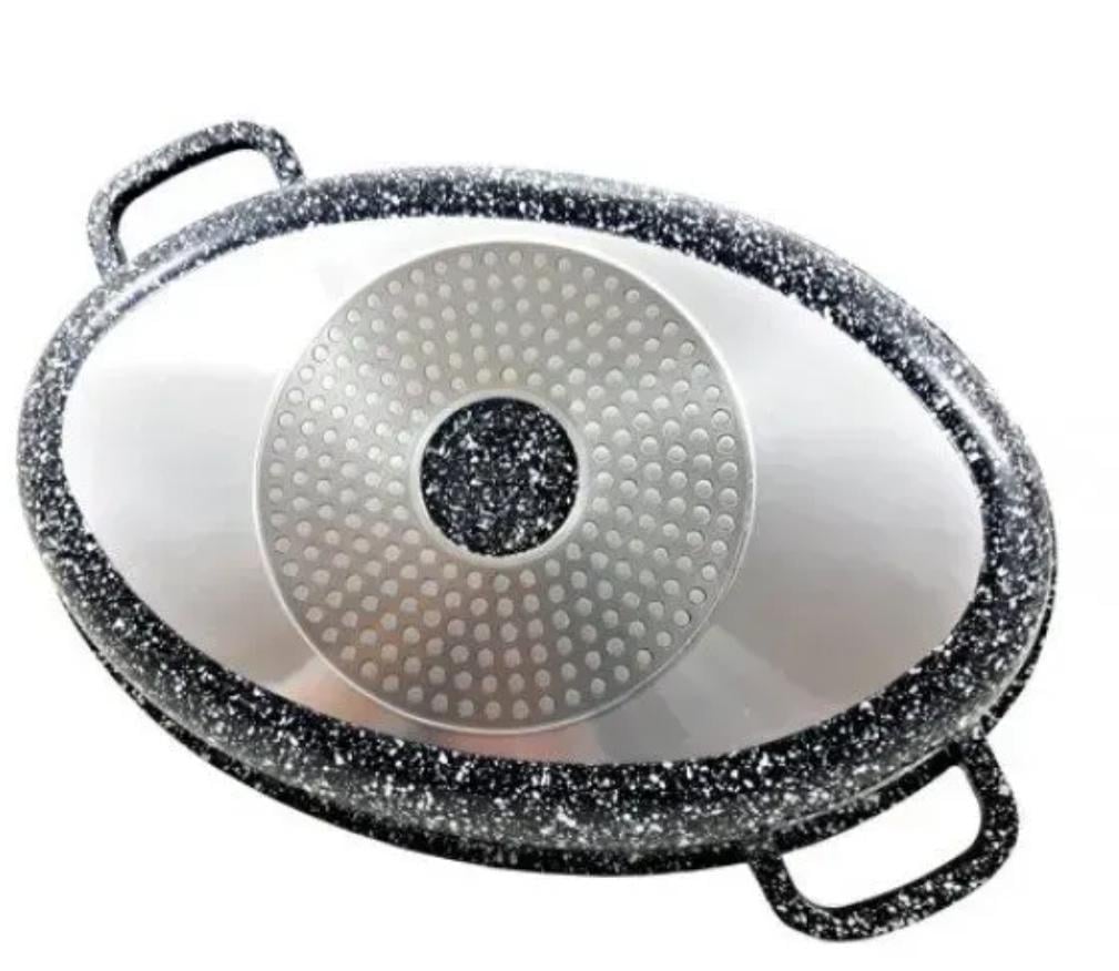 Гусятниця з кришкою-гриль Edenberg EB-9172 8 л з мармуровим покриттям - фото 4 Гусятниця з кришкою-гриль Edenberg EB-9172 8 л з мармуровим покриттям - фото 4