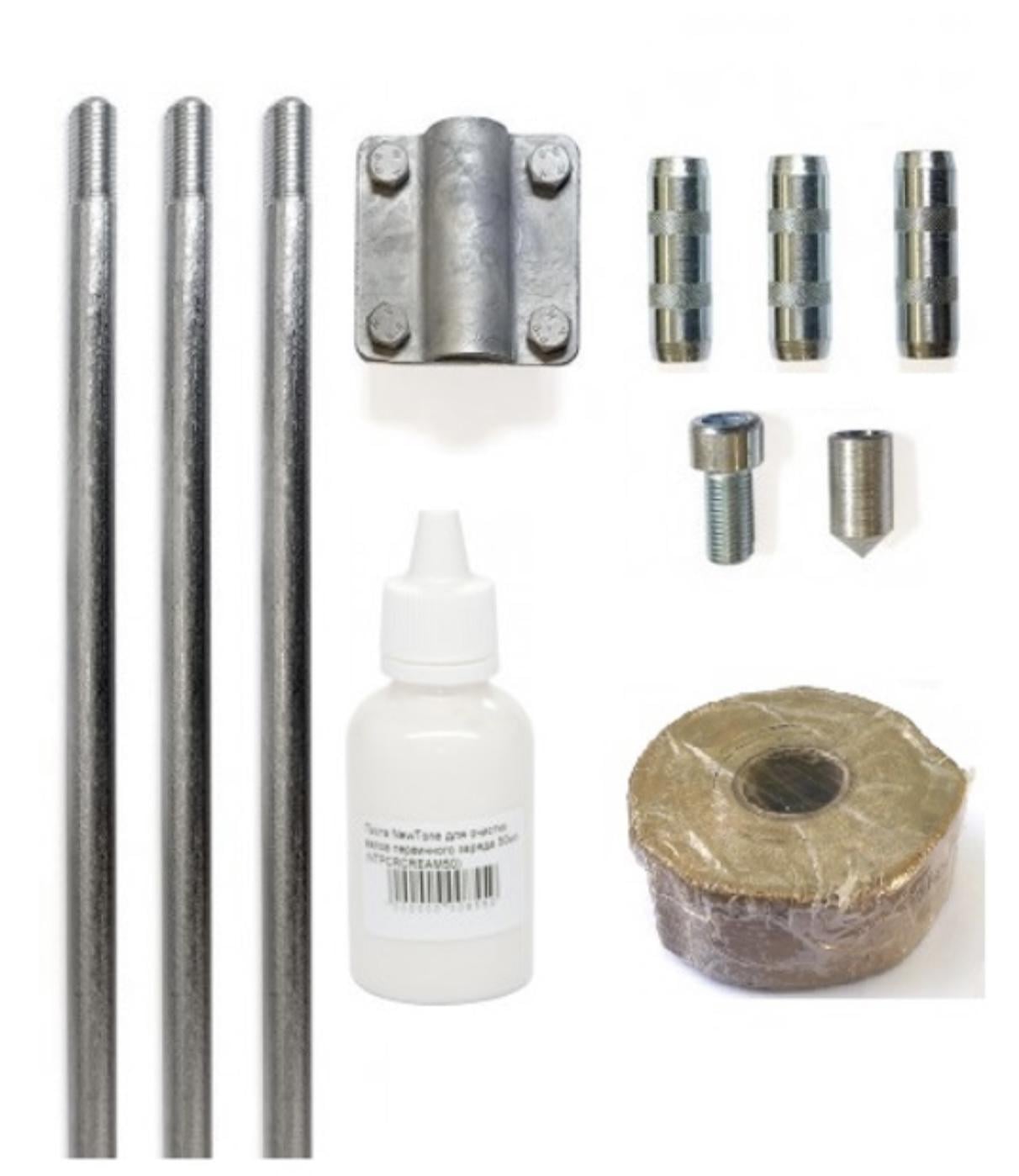 Комплект заземления Self из горячеоцинкованной стали с антикоррозионной лентой 4,5 м (7710) Комплект заземления Self из горячеоцинкованной стали с антикоррозионной лентой 4,5 м (7710)