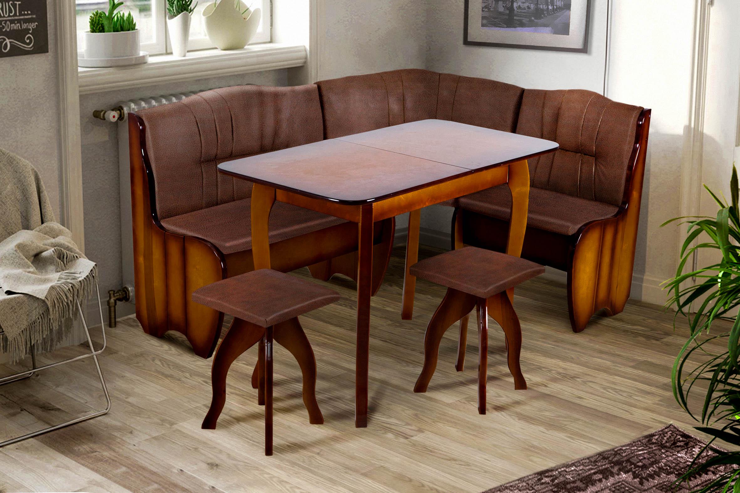 Кухонний куточок Comfort Line Канзас куток/стіл/2 табурети