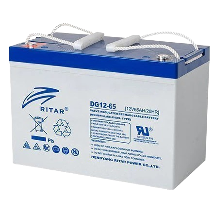 Акумуляторна батарея для ДБЖ GEL Ritar DG12-65 12V 65Ah F11 M6 Grey (27917876) - фото 1 Акумуляторна батарея для ДБЖ GEL Ritar DG12-65 12V 65Ah F11 M6 Grey (27917876) - фото 1