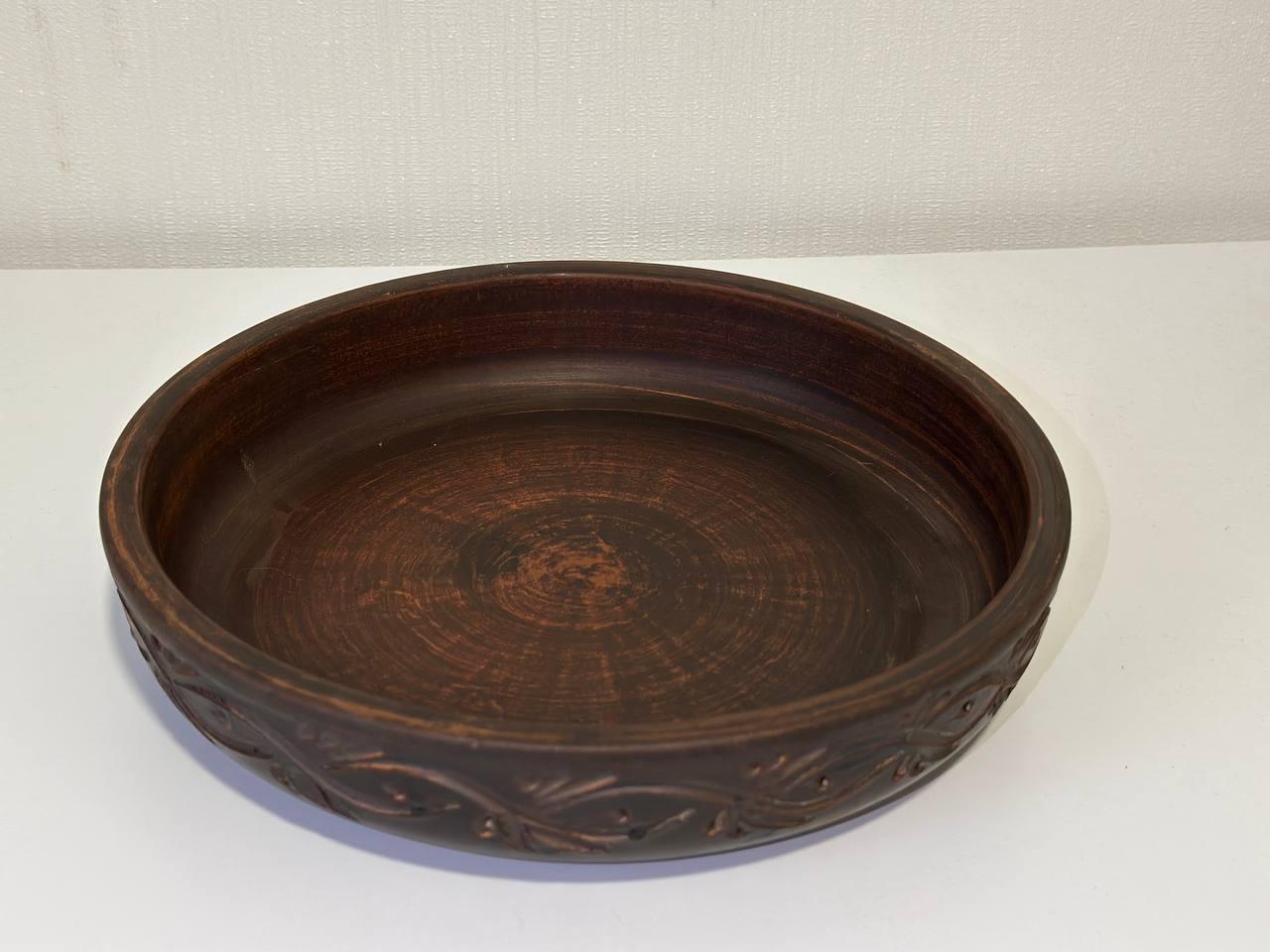 Кеци з червоної глини 26х4,5 см 1,3 л (1101907295)