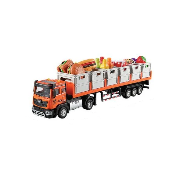 Грузовик с продуктами 1:40 41,5x9,1x6,9 см (C01706)