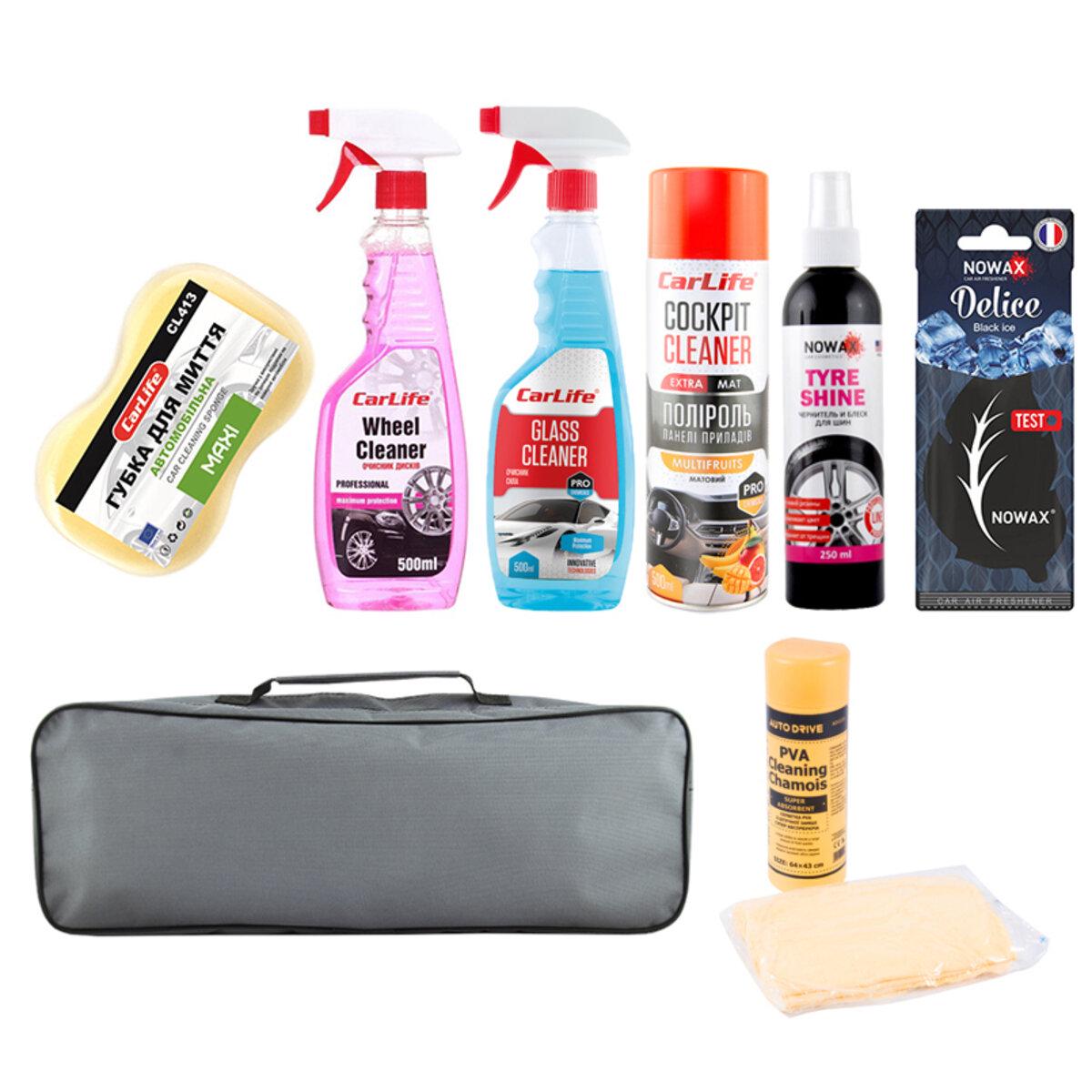 Набор по уходу за авто CarLife (9924)