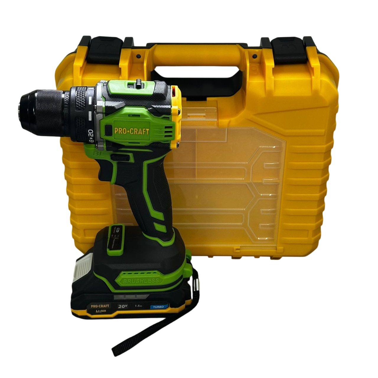 Шуруповерт акумуляторний ProCraft PA-18PRO 1 АКБ безщітковий (2452806553)