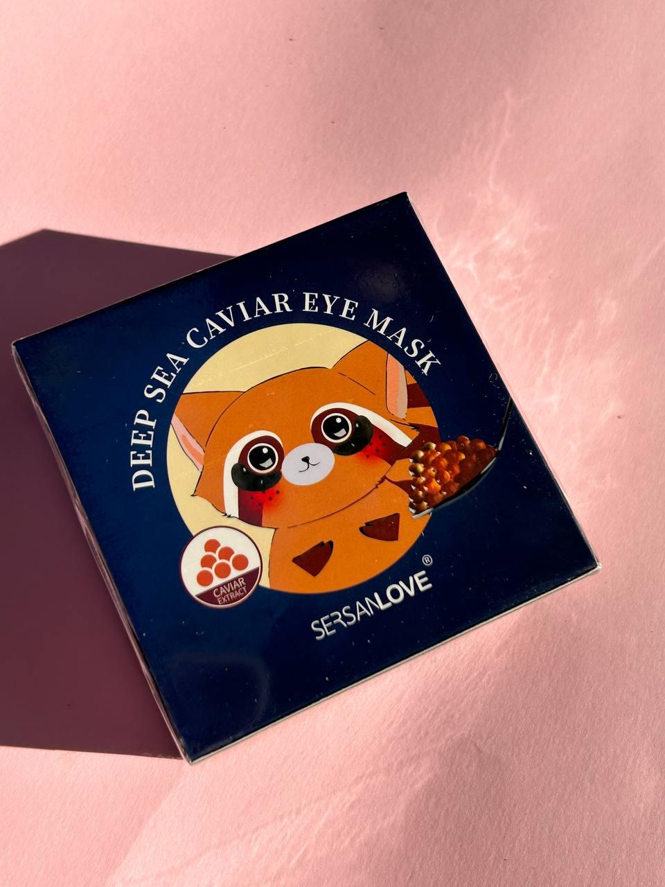 Патчи гидрогелевые для глаз Sersanlove Deep Sea Caviar Eye Mask с экстрактом икры 90 г 60 шт.