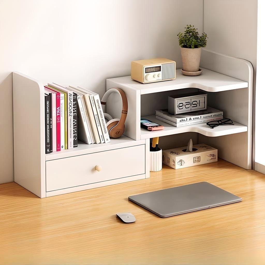 Полка-надстройка настольная из дерева Валестра зефир (АКД-017620)