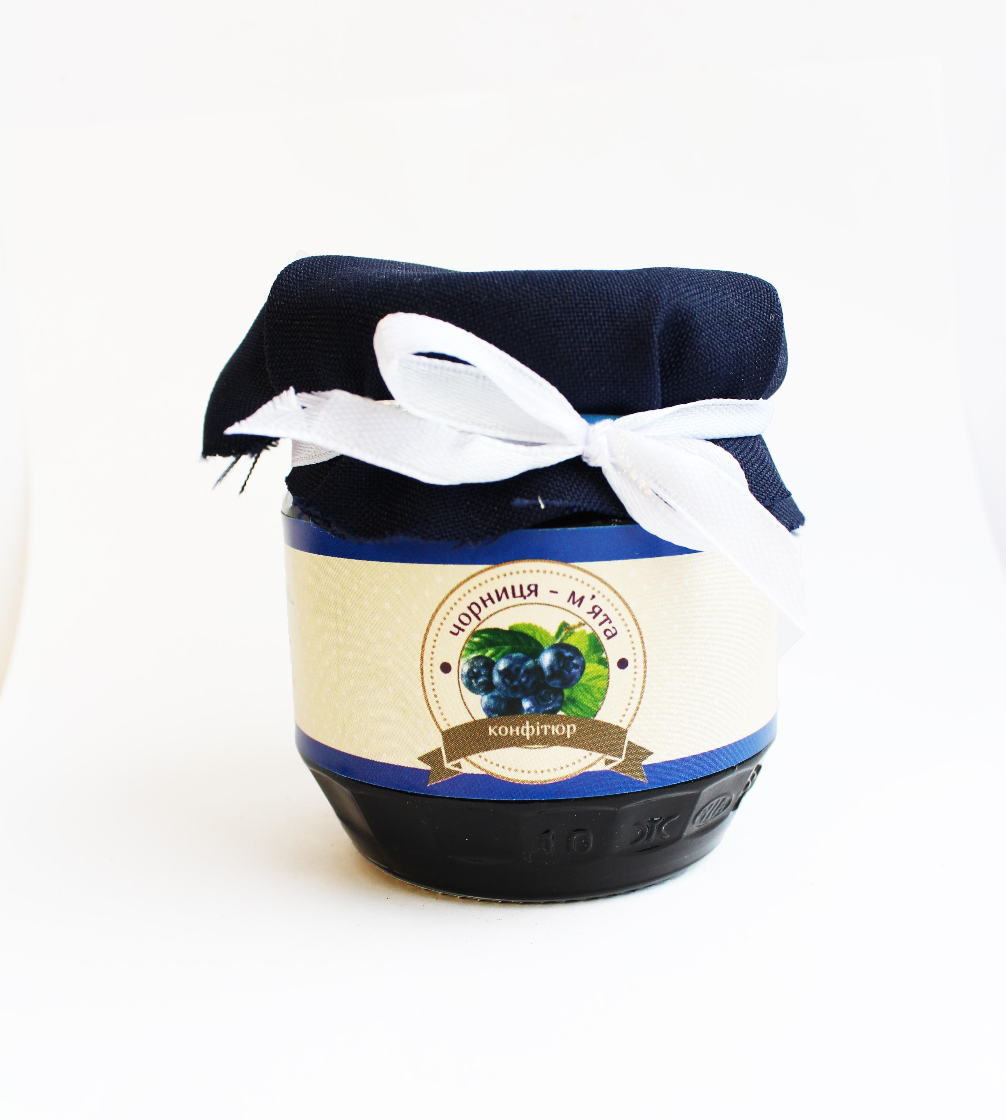 Конфитюр черника с мятой