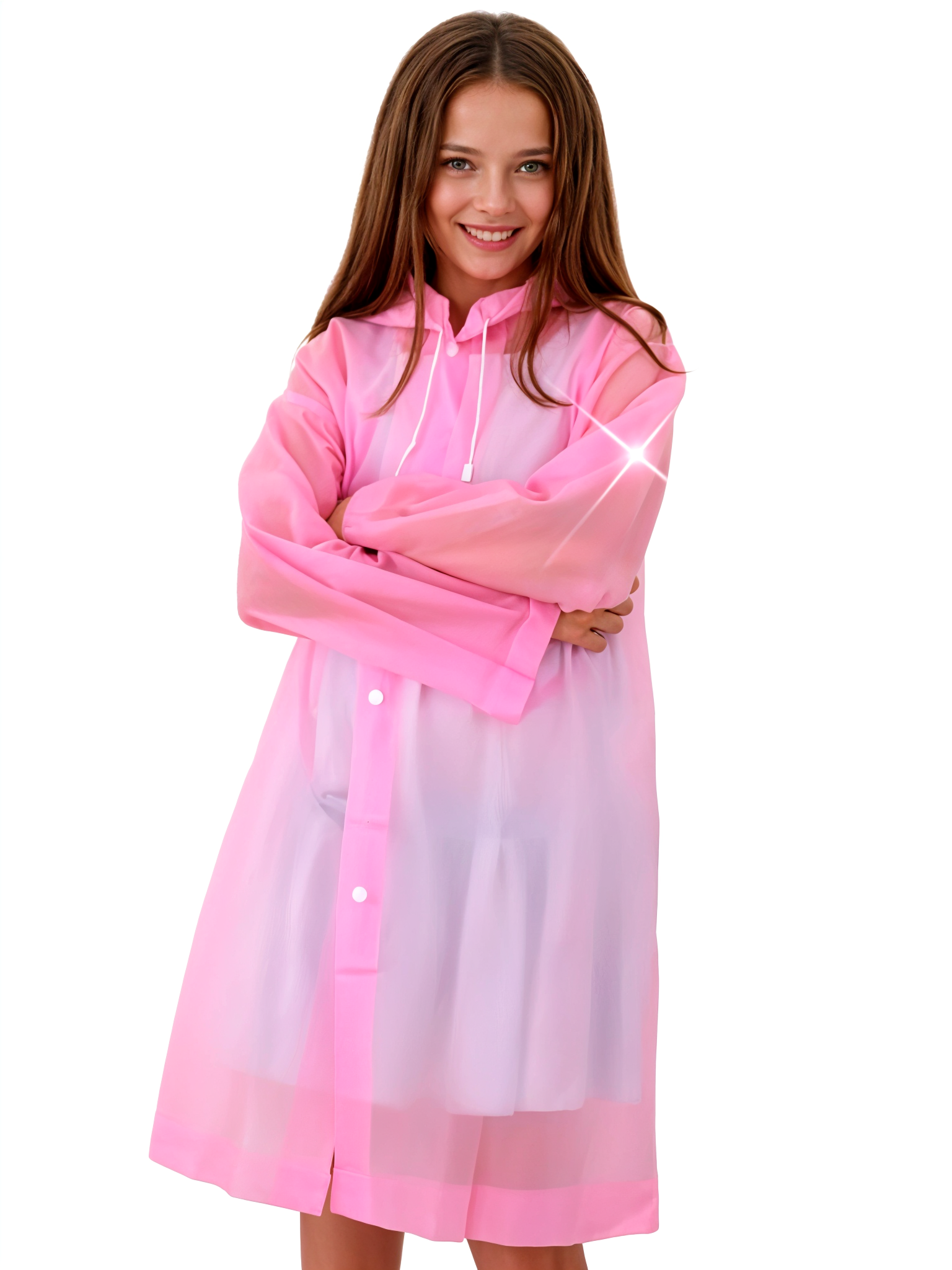 Дождевик детский EVA многоразовый с кнопками 120-160 см (550833735)