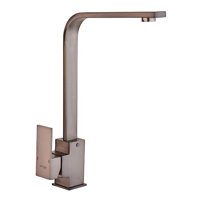 Змішувач для кухні MIXXUS KUB-011 Graphite з нержавіючої сталі SUS304 Графітовий (MI6096)