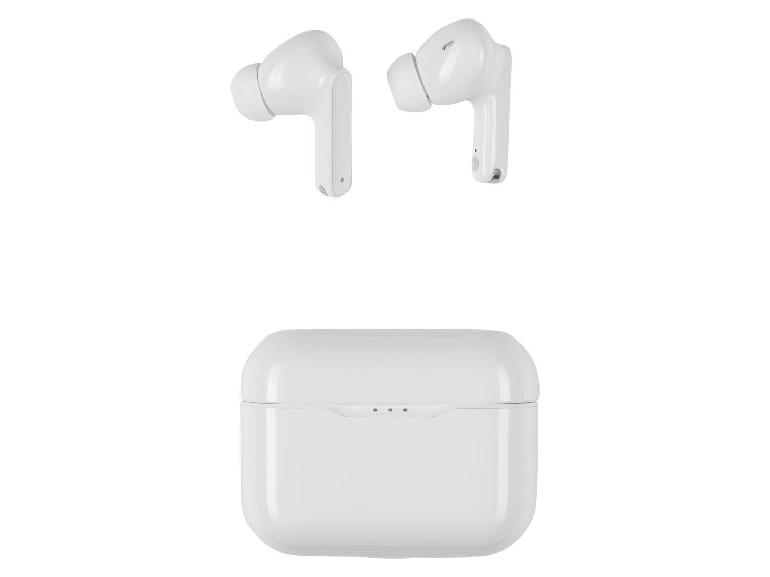 Наушники Bluetooth Silver Crest IN EAR ANC True Wireless с зарядным футляром Белый - фото 4 Наушники Bluetooth Silver Crest IN EAR ANC True Wireless с зарядным футляром Белый - фото 4