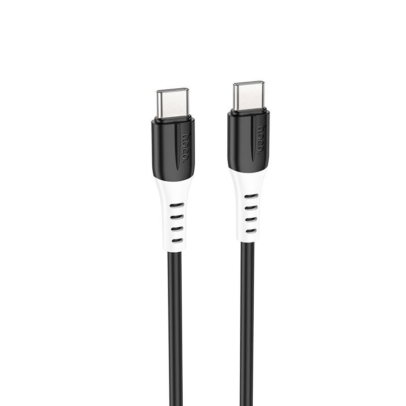 Кабель Hoco Type-C to Type-C X82 1 m 60W/3A Black