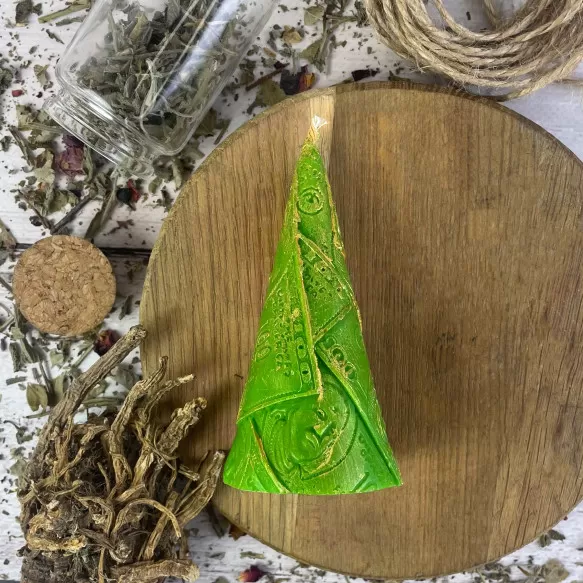 Свеча восковая Доллар Зеленый (859)