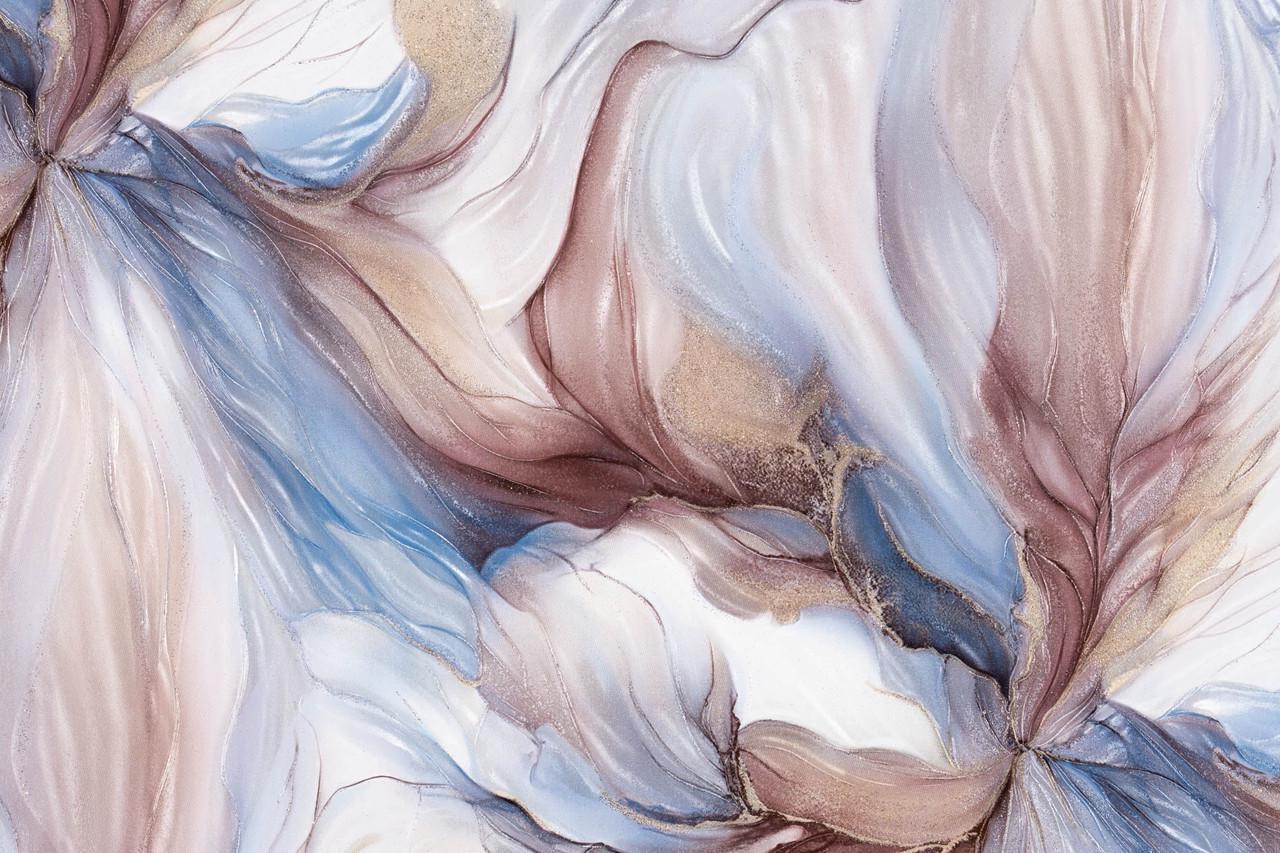 Обои бумажные LeGrand Gold Лилия 4618-10 Декор винил горячего тиснения 1,06х10,05 м Разноцветный