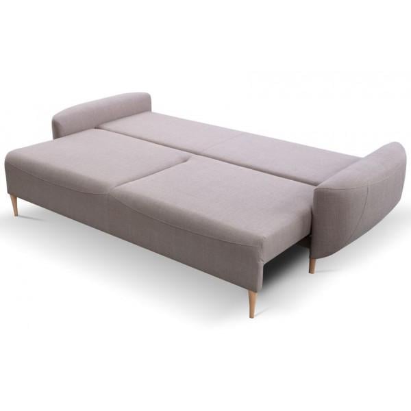 Диван раскладной Perfect Home Boho натуральное дерево/ДСП/ткань Ottawa 7 Сиреневый (49489) - фото 2
