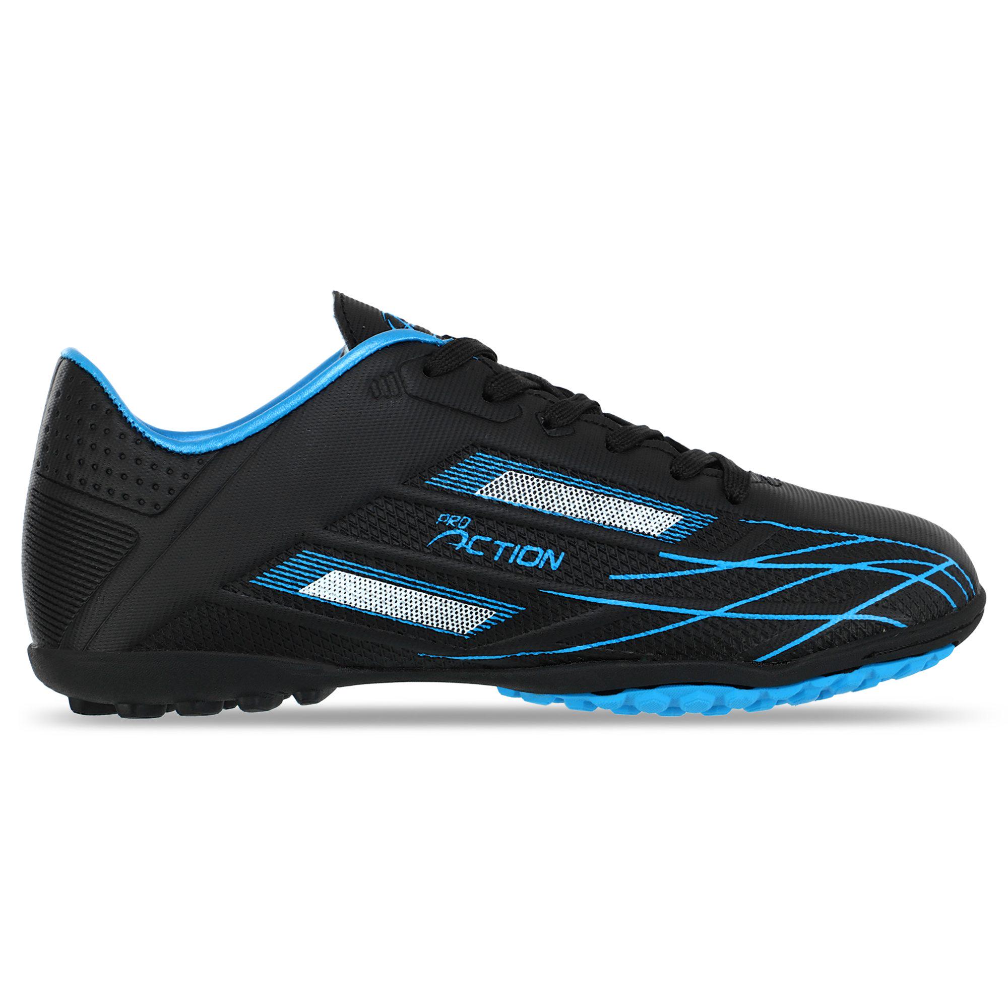 Сороконожки футбольные Pro Action VL21883-TF-BKTF р. 35 Черный/Синий