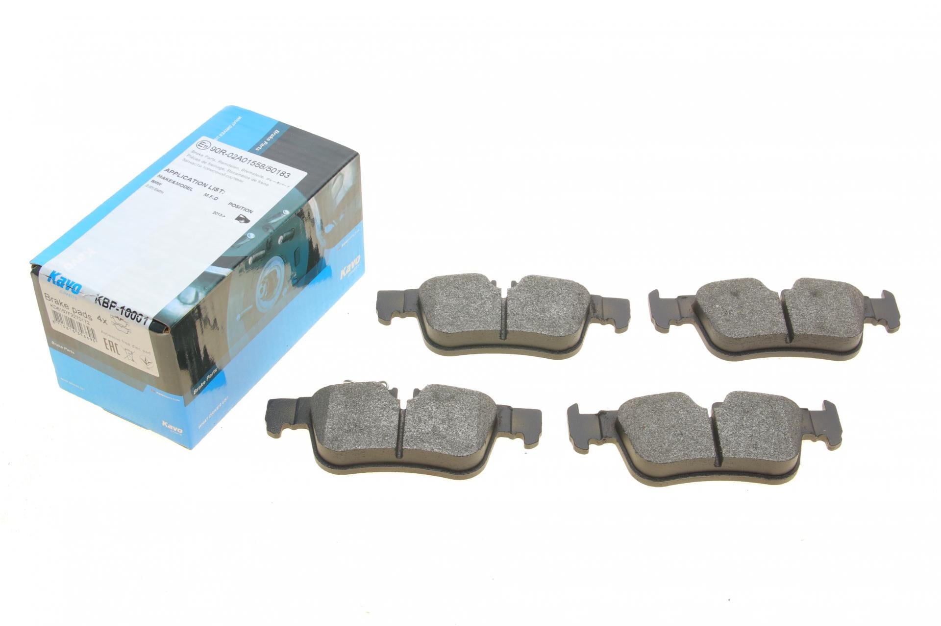 Колодки тормозные задние KAVO PARTS BMW 1 F52/F40/X2 F39 17-/2 F44-F46/i3 I01 13-/X1 F48/Mini 14- (KBP-10001)
