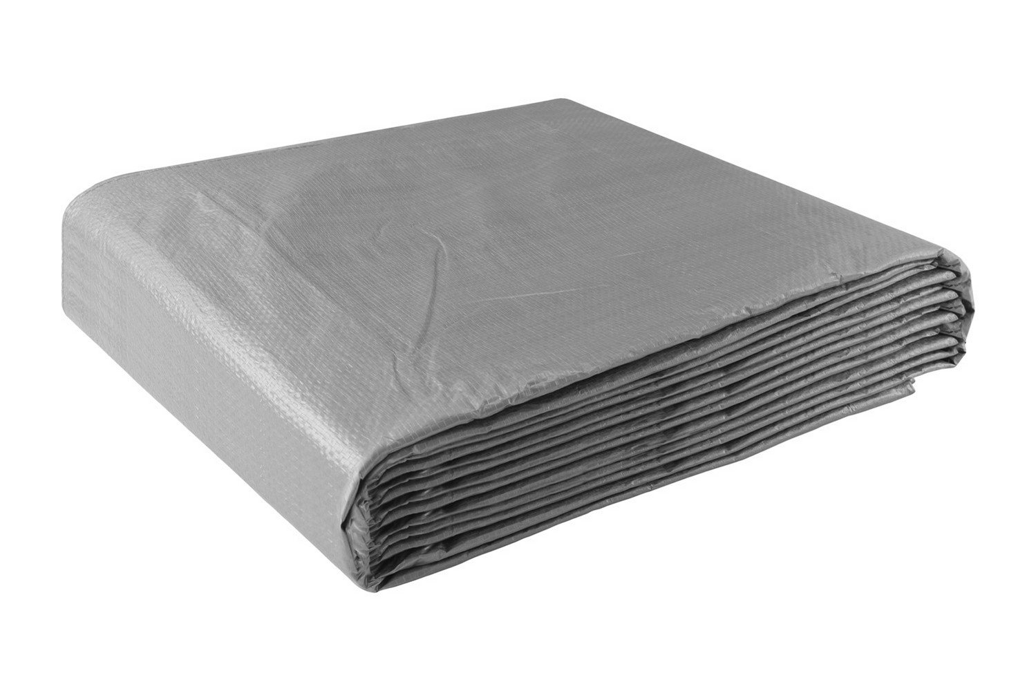 Тент MasterTool 5х8 м 110 г/м² Silver (79-7508) - фото 1