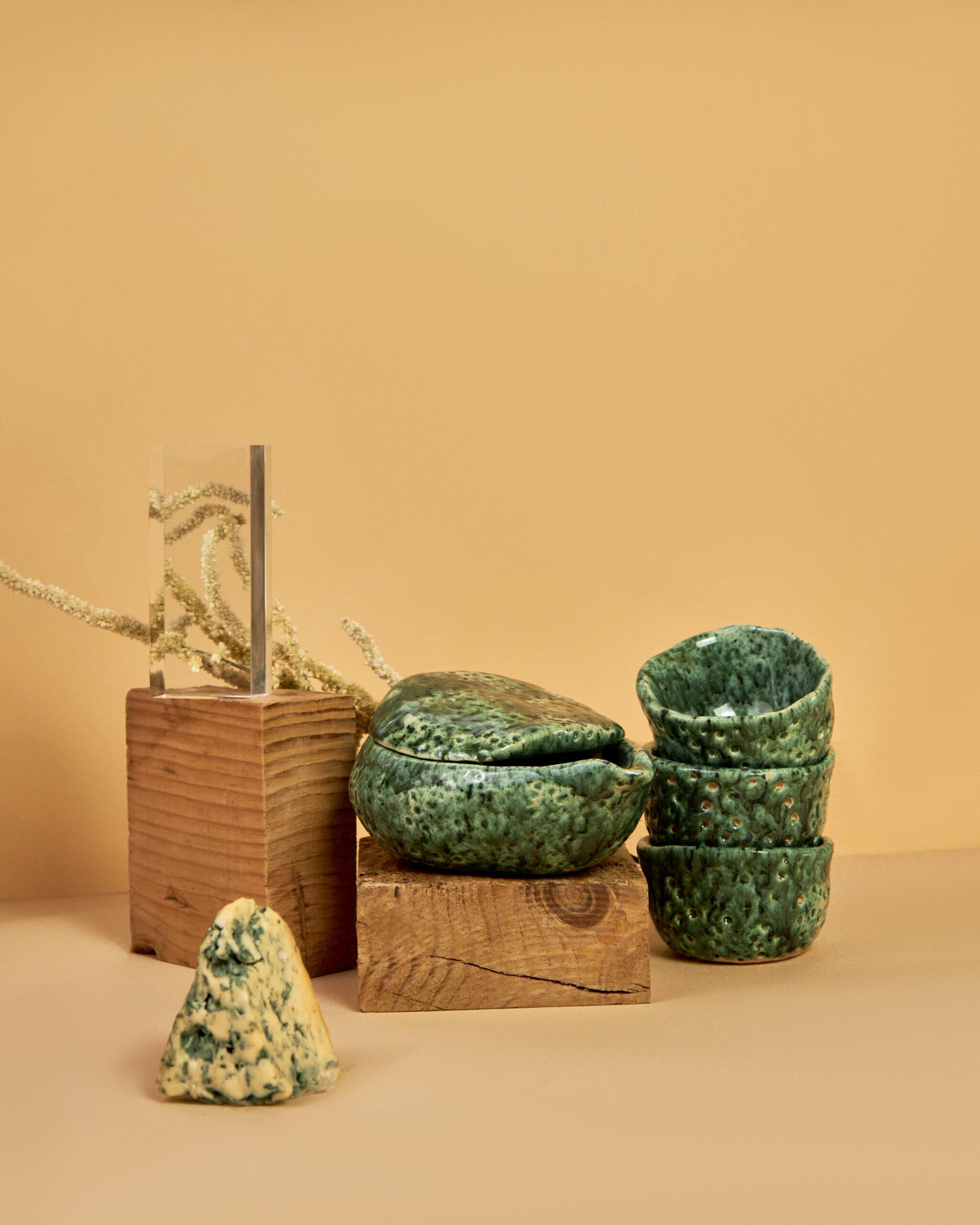 Набор для чайной церемонии Речной камень ручной работы (TS-18) - фото 3 Набор для чайной церемонии Речной камень ручной работы (TS-18) - фото 3