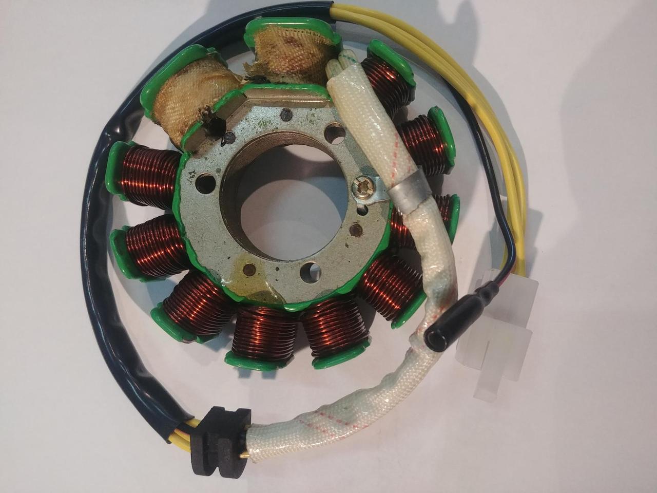 Статор генератора JIANXING 4T CB/CG 125/150 9+2 катушек (2177267700)