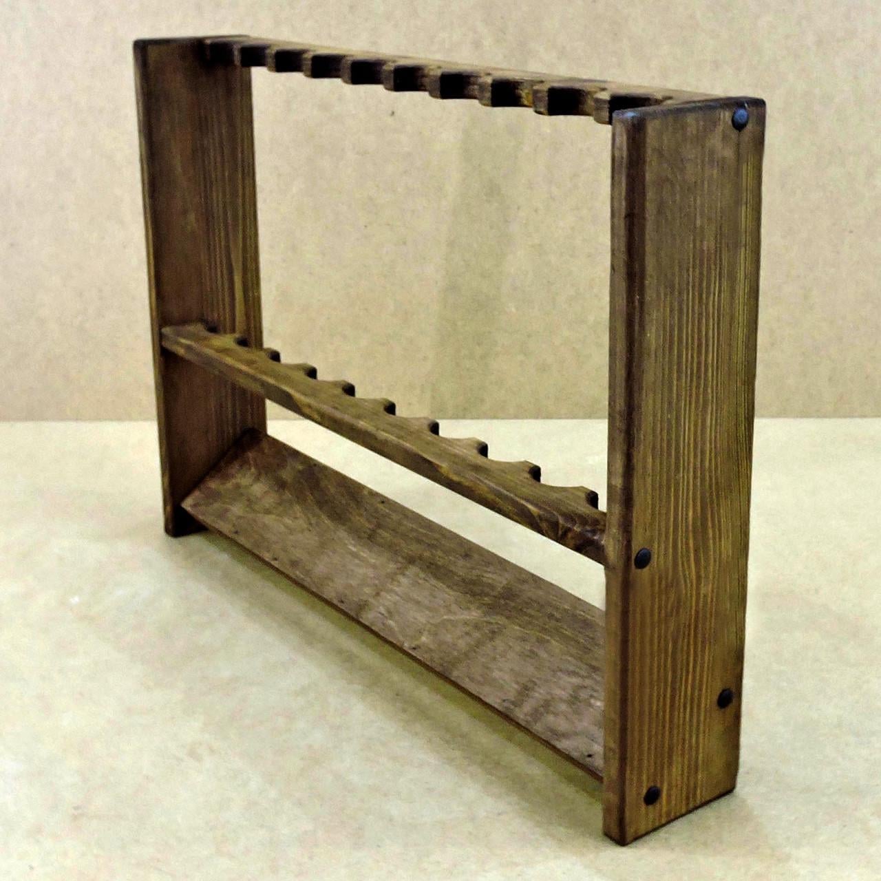 Органайзер для удочек из дерева Бустах 10 Мускат (РЫБ-101207)