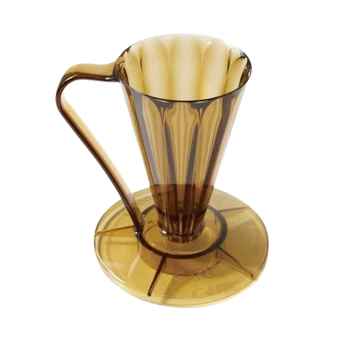 Пуровер CAFEC Tritan Flower Dripper DEEP 27 Brown (FDD-27CBR)