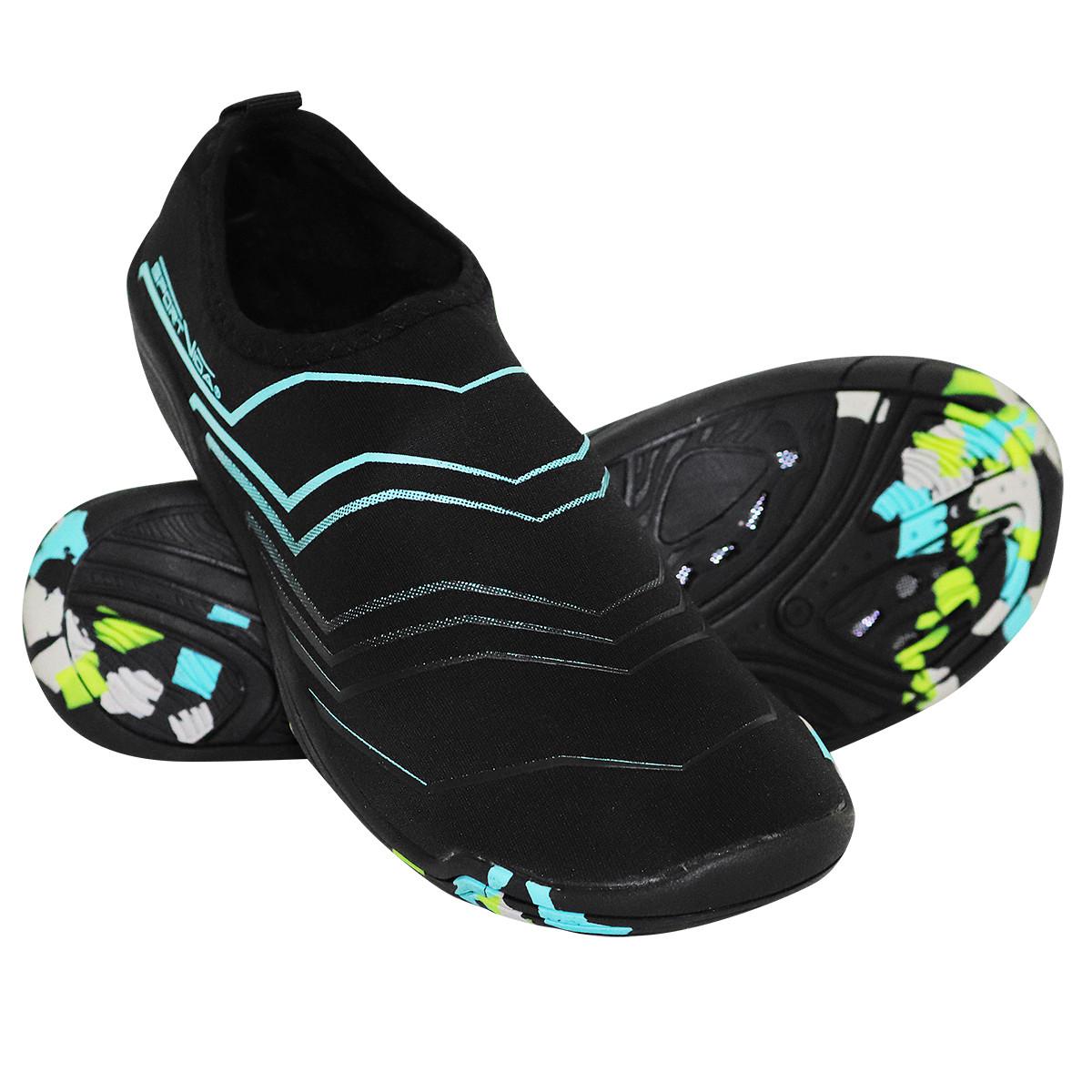 Аквашузи для пляжу і коралів SportVida SV-GY0005-R37 Size 37 Black/Blue - фото 8