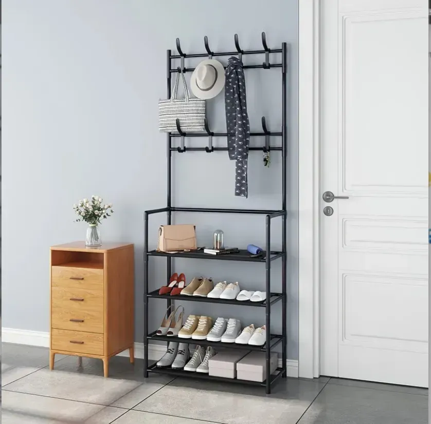 Вешалка для одежды с полками для обуви New Simple Rack (VI7452)