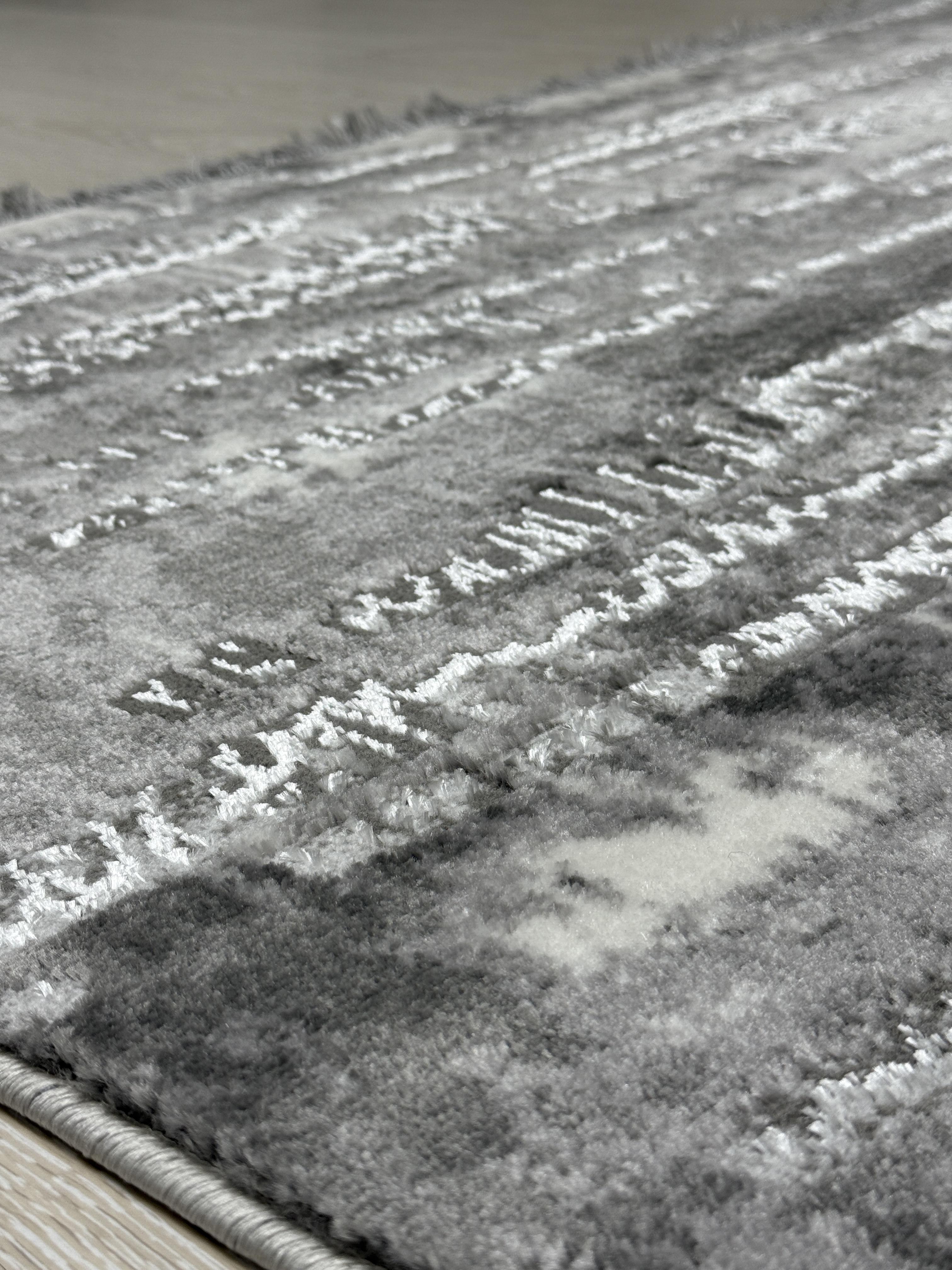 Килим Mars з невисоким ворсом 200x300 см Сірий (2701BKG/AG9) - фото 9 Килим Mars з невисоким ворсом 200x300 см Сірий (2701BKG/AG9) - фото 9