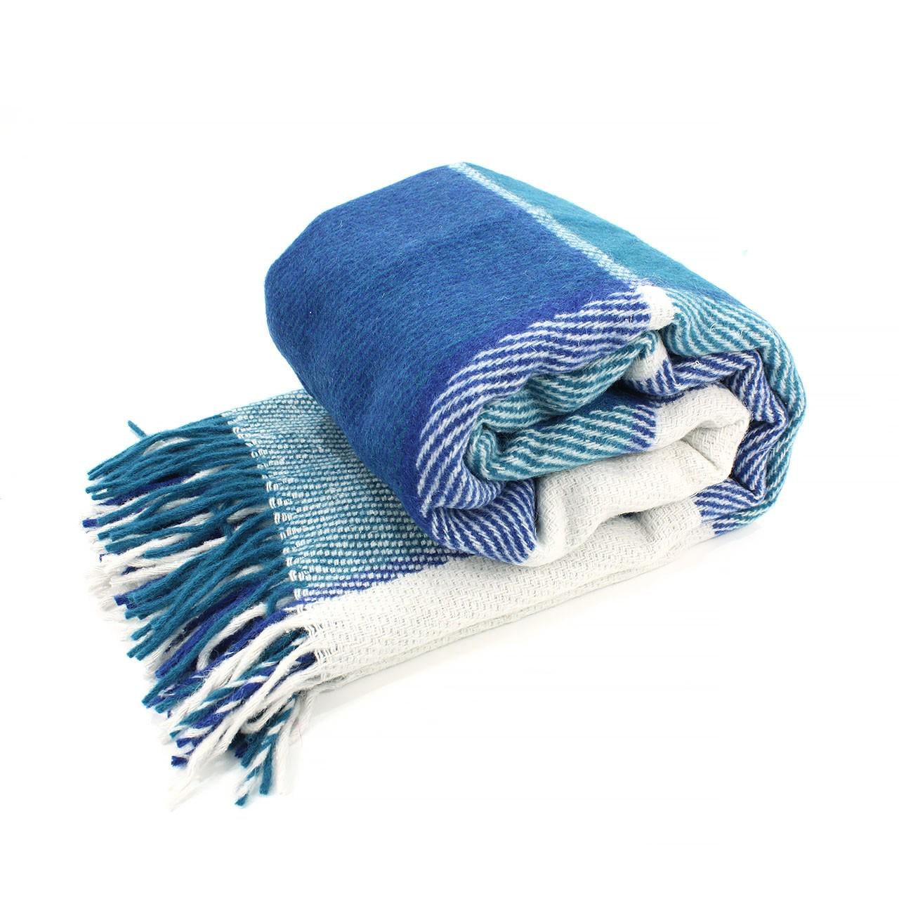 Плед Еней-плюс Luxe 0049 170х210 см Синий/Голубой Плед Еней-плюс Luxe 0049 170х210 см Синий/Голубой