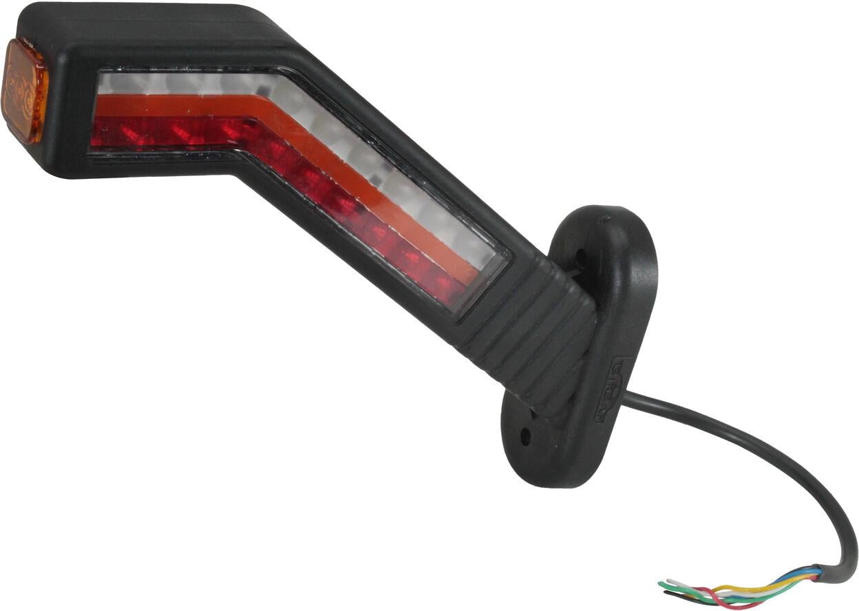 Фонарь габаритный рожок ISIKSAN LED 12-24V косой длинный левый (ISS20405LLH) Фонарь габаритный рожок ISIKSAN LED 12-24V косой длинный левый (ISS20405LLH)