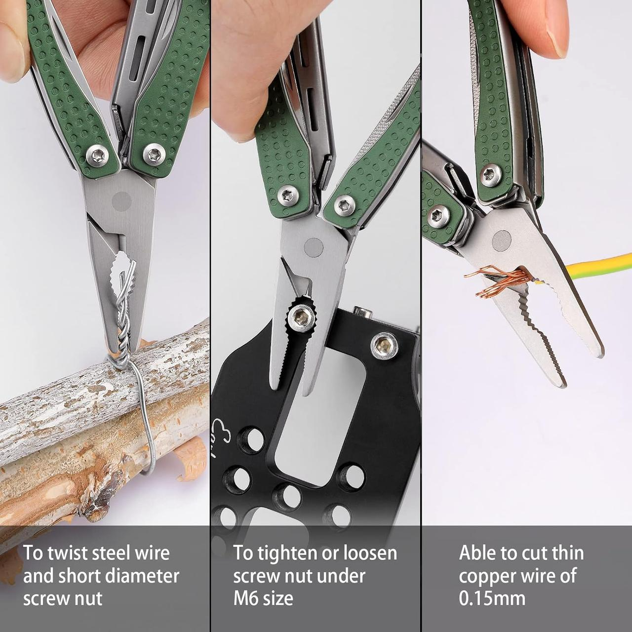 Мультитул NexTool Mini Flagship NE20105 Multifunctional Pliers 11в1 Green (000934) - фото 3 Мультитул NexTool Mini Flagship NE20105 Multifunctional Pliers 11в1 Green (000934) - фото 3