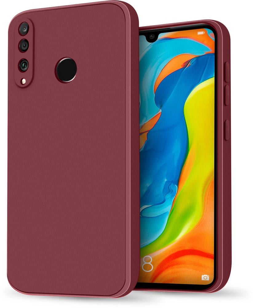 Силіконовий чохол HardCorner Huawei P30 Lite (з мікрофіброю) Wine (34789-42)