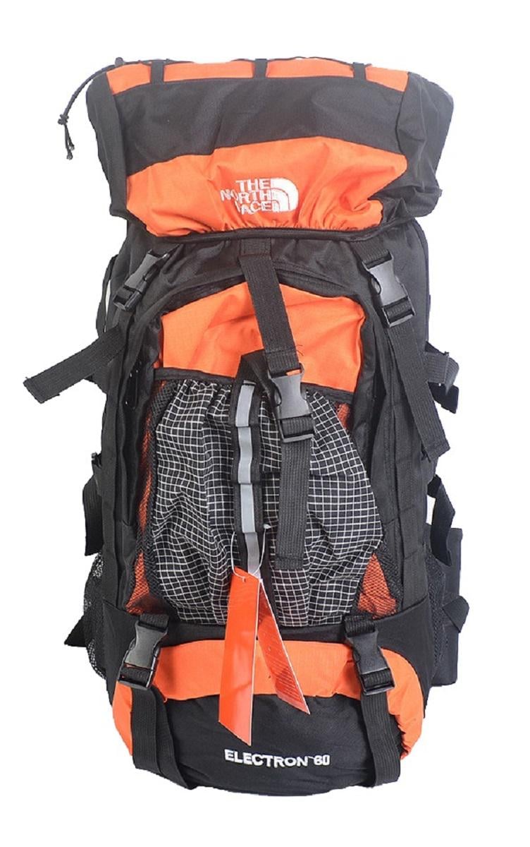 Рюкзак туристичний NORTH FACE Electron 60 л Чорно-помаранчевий