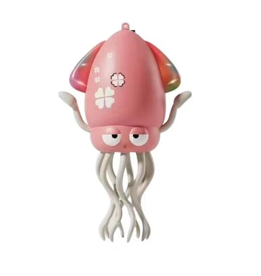 Интерактивная игрушка Induction Octopus Осьминог музыкальный танцует/звук/свет Розовый (LM-1025-65R)
