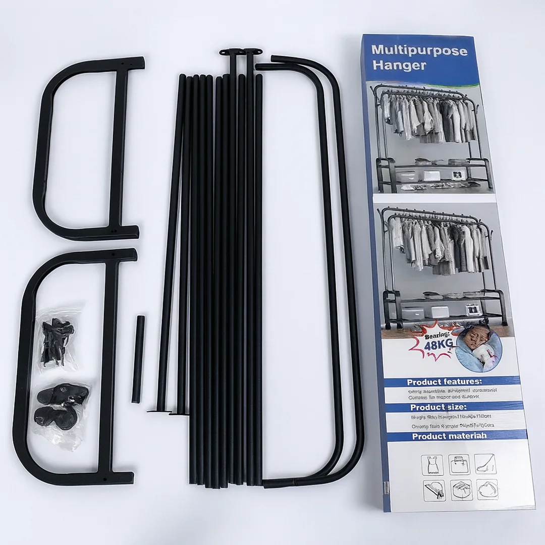 Стійка вішалка для одягу та взуття подвійна (29433538) - фото 2 Стійка вішалка для одягу та взуття подвійна (29433538) - фото 2