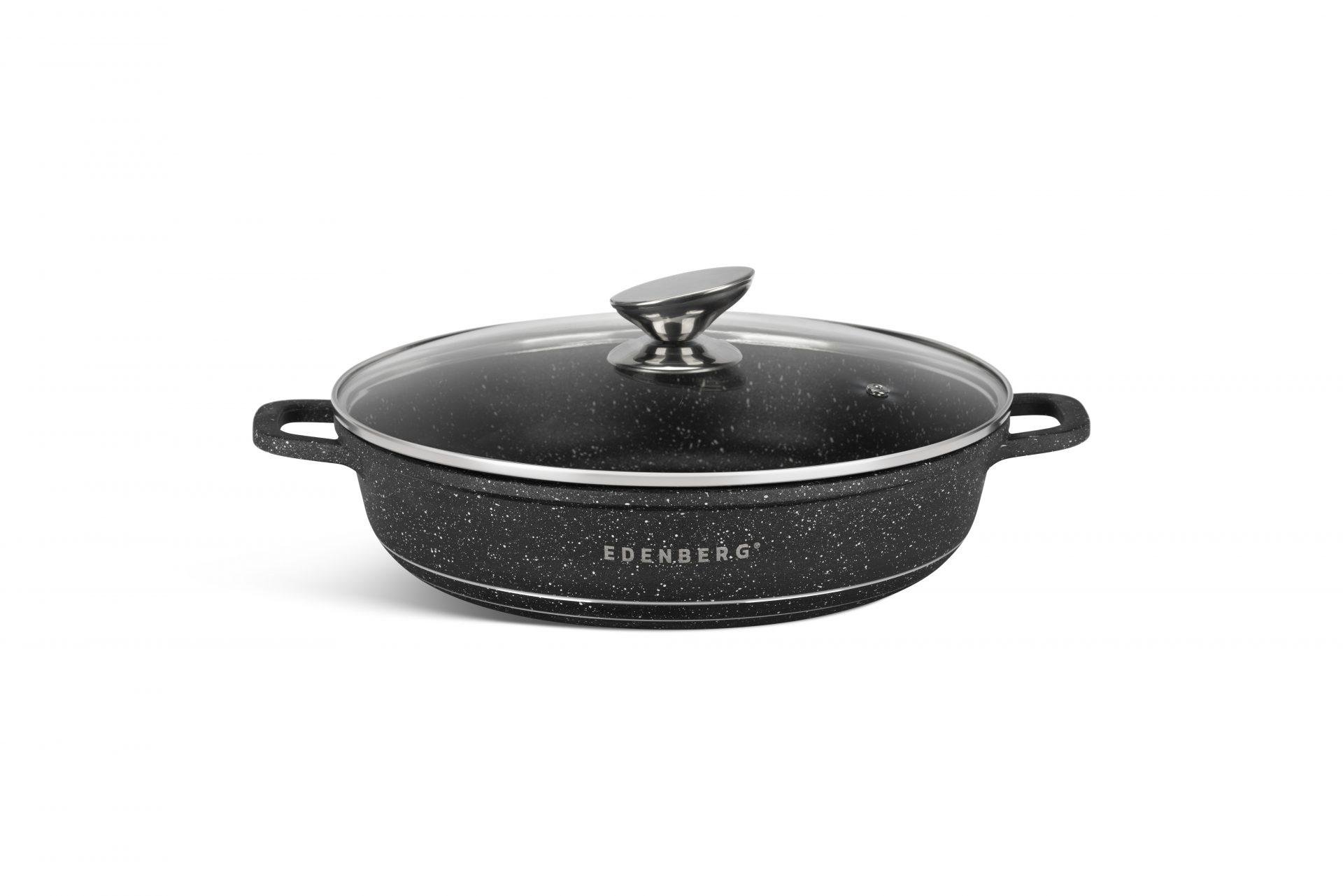Набір посуду Edenberg із антипригарним гранітним покриттям 12 пр. (P12911) - фото 6 Набір посуду Edenberg із антипригарним гранітним покриттям 12 пр. (P12911) - фото 6