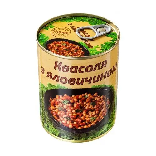 Квасоля з яловичиною L'appetit 350 г (4820177070196) Квасоля з яловичиною L'appetit 350 г (4820177070196)