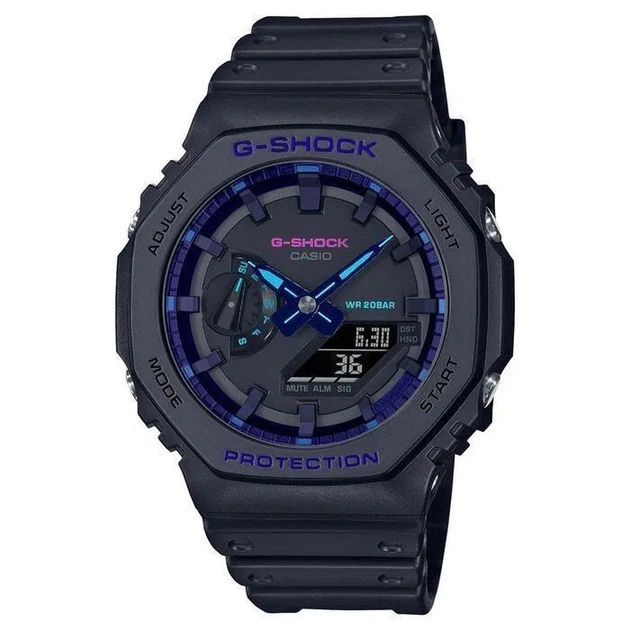 Наручные часы мужские Casio G-Shock GA-2100VB-1A ударопрочные с карбоновым корпусом/водозащитой 200 м/подсветкой Черный (3048976948) Наручные часы мужские Casio G-Shock GA-2100VB-1A ударопрочные с карбоновым корпусом/водозащитой 200 м/подсветкой Черный (3048976948)