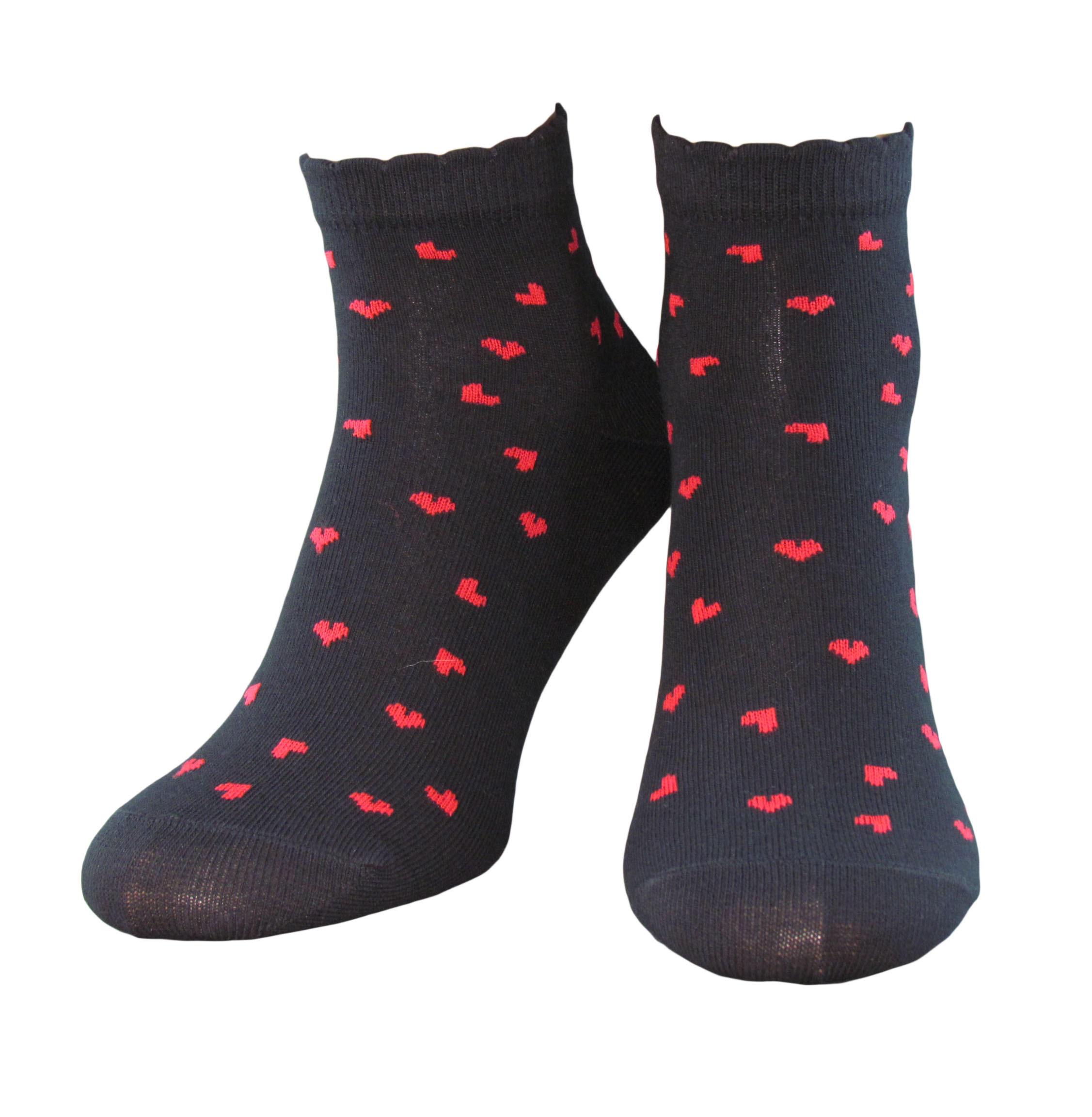 Носки женские демисезонные Легка хода 5634 спортивные р. 25 Черный